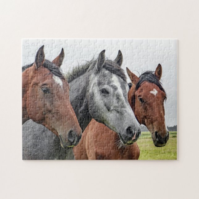 Puzzle Trois chevaux (Horizontal)
