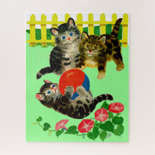Puzzle trois petits chatons