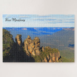 Puzzle trois soeurs bleu montagne