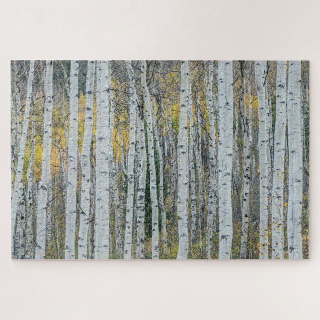 Puzzle Troncs d'arbre d'Aspen | Aspen, Colorado (Horizontal)