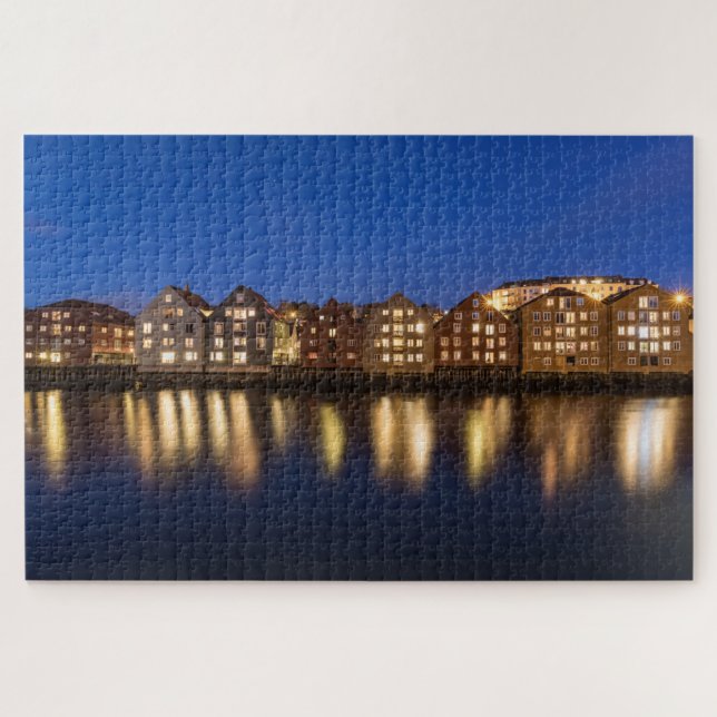 Puzzle Trondheim Norvège (Horizontal)