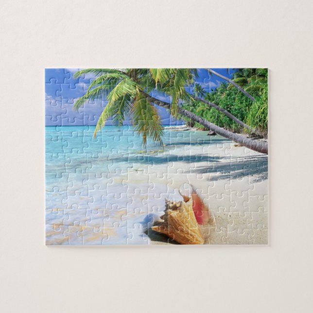 Puzzle Tropical Beach Game (Horizontal)