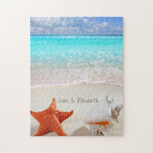 Puzzle Tropical Beach Seashells