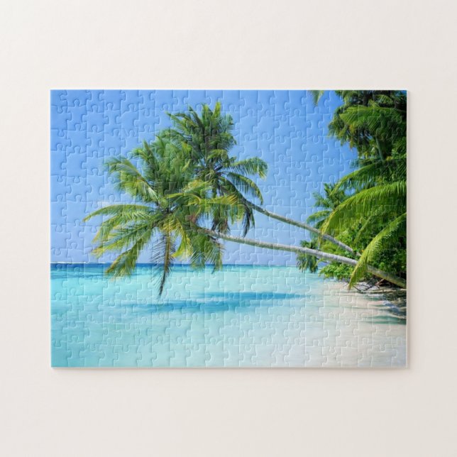 Puzzle tropical de jeu de plage (Horizontal)