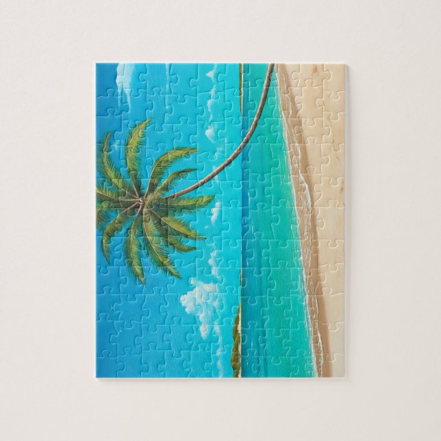 Puzzle tropical d'île (Vertical)