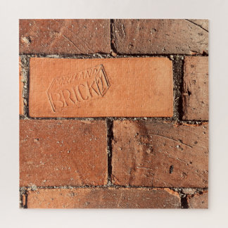 Puzzle trottoir en brique