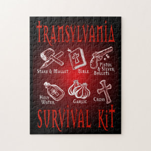 Puzzle Trousse de survie Funny Vampire Transylvanie