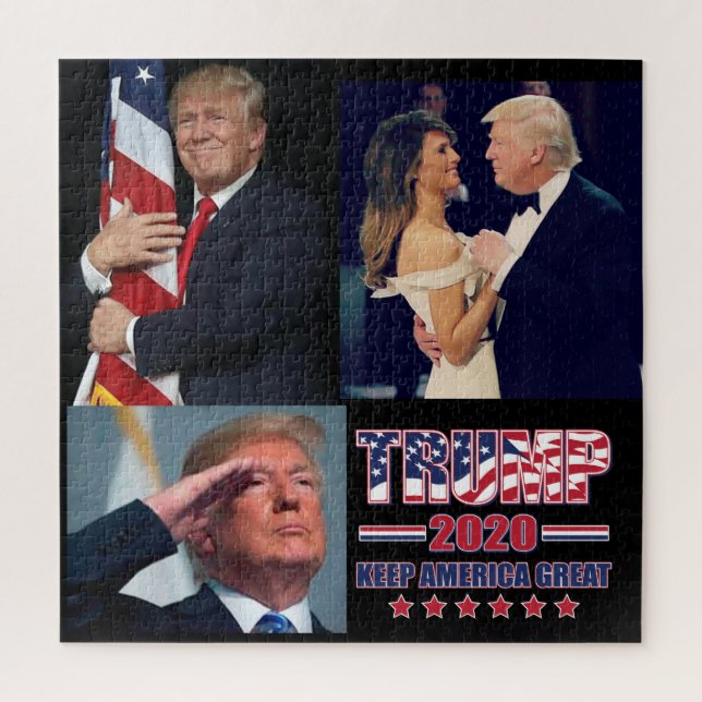 Puzzle Trump 2020 - Garder l'Amérique grande (Vertical)