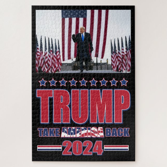 Puzzle Trump 2024 : Reprendre l'Amérique (Vertical)