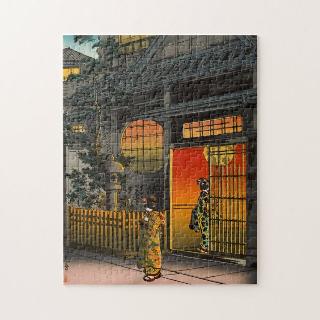 Puzzle Tsuchiya Koitsu - Side Street Araki à Yotsuya (Vertical)
