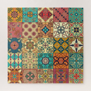 Puzzle Tuiles portugaises : motif sans couture de style A