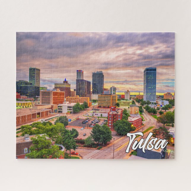 Puzzle Tulsa, Oklahoma, États-Unis (Horizontal)