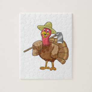 Puzzle Turkey as Farmer