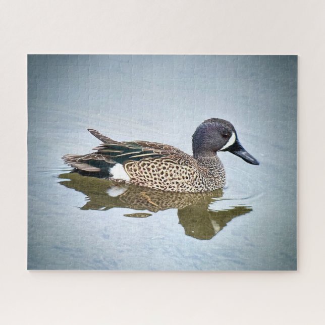 Puzzle Turquoise ailé bleu (Horizontal)