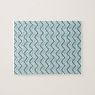 Puzzle Turquoise et perles ZigZag