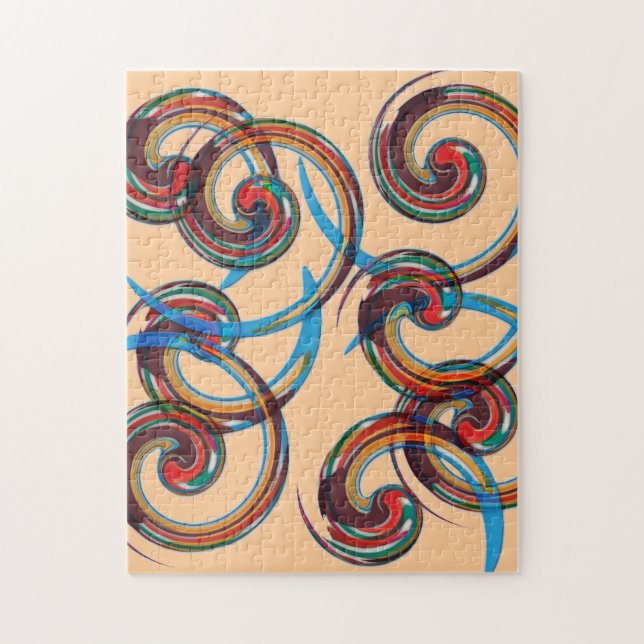 Puzzle Twirl (Vertical)