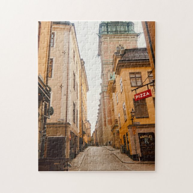 Puzzle Tyska Brinken, Gamla Stan, Old Town, Stockholm (Vertical)
