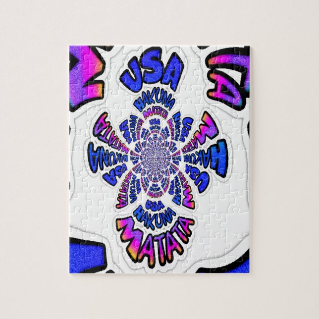 Puzzle U.S.A belle conception de devis extraordinaire (Vertical)