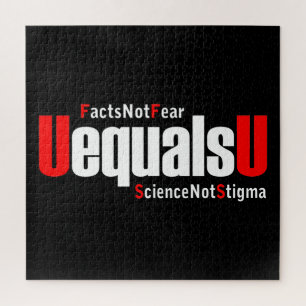 Puzzle UEqualsU VIH Faits Pas peur Science Pas Stigmatism