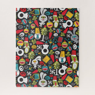 Puzzle Ugly Christmas and Happy New Year