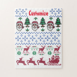 Puzzle Ugly Christmas Sweater-Style Thunder_Cove