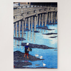 Puzzle Ukiyoe hasui n19 Pont Gion, Hondo, Amakusa