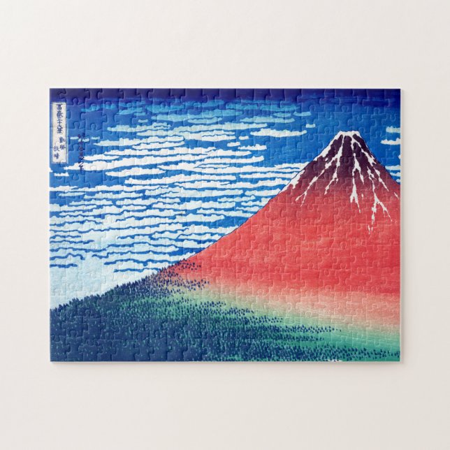 Puzzle ukiyoe - Hokusai : No.33 Red Fuji - (Horizontal)
