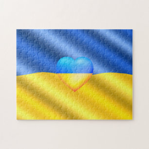 Puzzle Ukraine - Soutien - Liberté Paix - drapeau ukrain