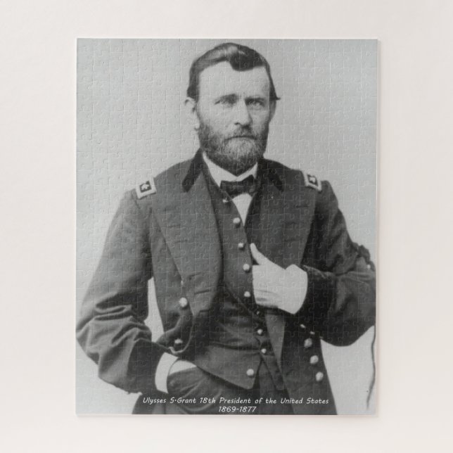 Puzzle Ulysses S. Grant 18e Président de l'Amérique. (Vertical)