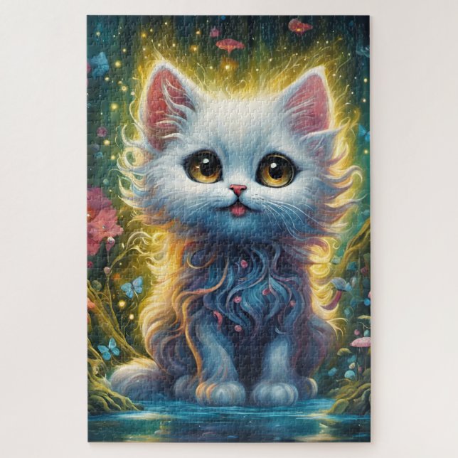 Puzzle Un ange de chaton  (Vertical)