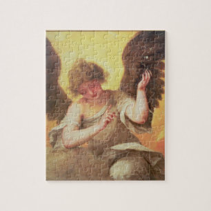 Puzzle Un ange tenant un flacon en verre