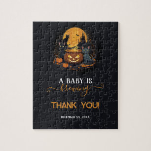 Puzzle Un Bébé Brûle De Mignons Baby showers D'Halloween