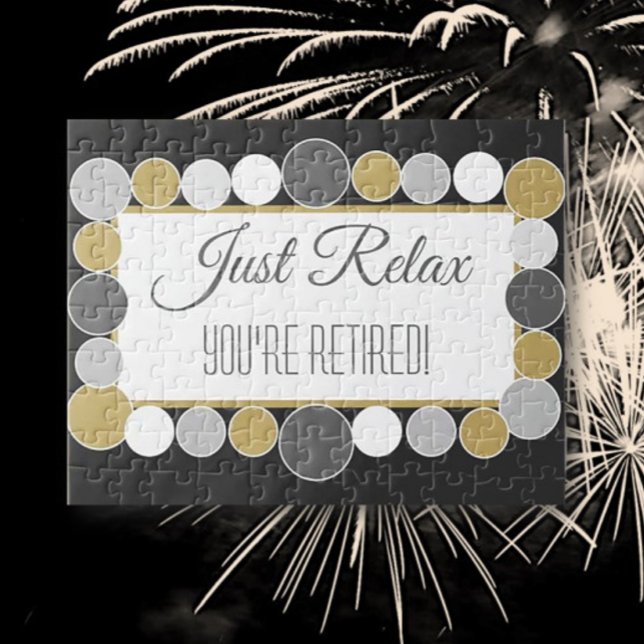 Puzzle Un cadeau amusant ! casse-tête de la RETRAITE (Créateur téléchargé)