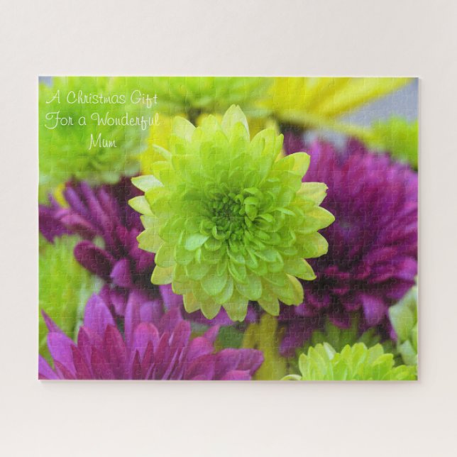 Puzzle Un cadeau de Noël pour ma mère. (Horizontal)