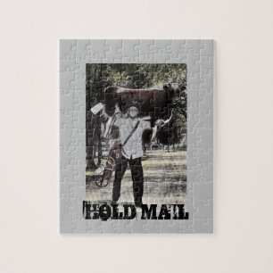 Puzzle Un cadeau de travail amusant de Hold Mail un ancie