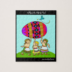 Puzzle Un cadeau Pysanka pour vous L'art populaire ukrain