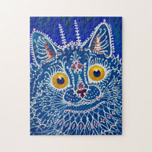 Puzzle Un chat de style gothique par Louis Wain
