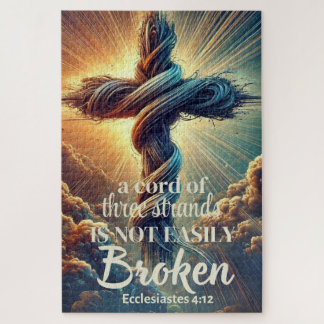 Puzzle "Un cordon de trois brins" Ecclesiastes 4:12