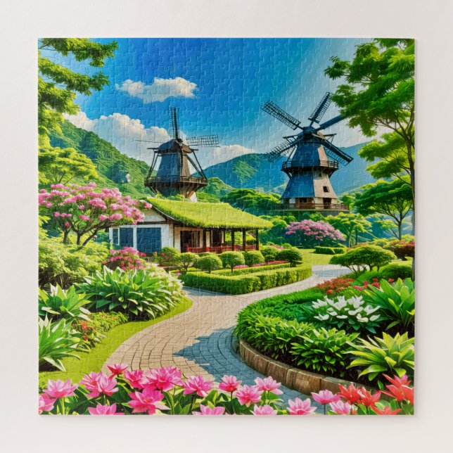 Puzzle Un cottage cosy (Vertical)