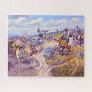 Puzzle Un Dally serré et un Latigo perdu par C. M. Russel