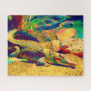 Puzzle Un défi pour le Crocodile tropical du Queensland