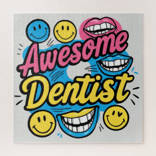 Puzzle Un dentiste génial merci