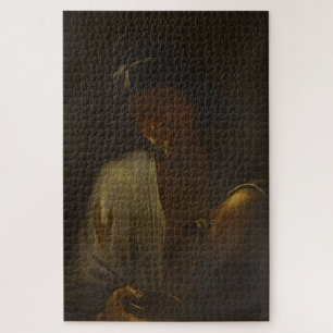 Puzzle Un Homme Lourd Vin - Caravaggio