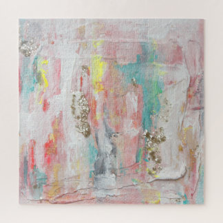 Puzzle Un jour beau - peinture abstraite de médias