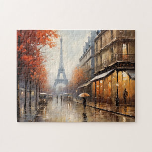 Puzzle Un jour d'automne Pittoresque dans la Ville Lumièr