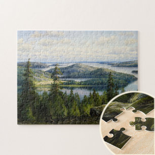 Puzzle Un jour d'été sur le lac Paijanne, Waenerberg