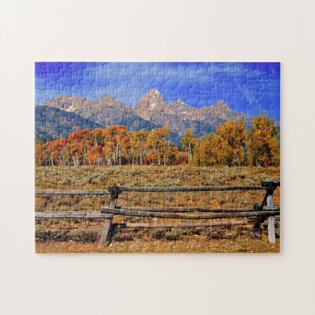 Puzzle Un moment au Wyoming en automne (Horizontal)
