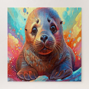 Puzzle Un phoque vibrant