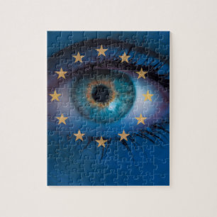 Puzzle Un regard à travers le concept arrière - plan du d