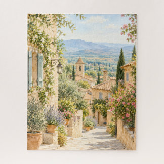 Puzzle Un séjour dans un village provençal fleuri en Prov